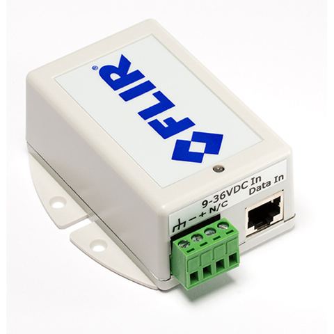 PoE Injector, 12 or 24V — ex-demo FLIR thermal equipment